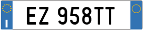 Truck License Plate